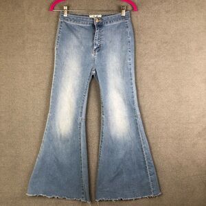 Free People we the free Flare Bell Bottom Jeans size 25